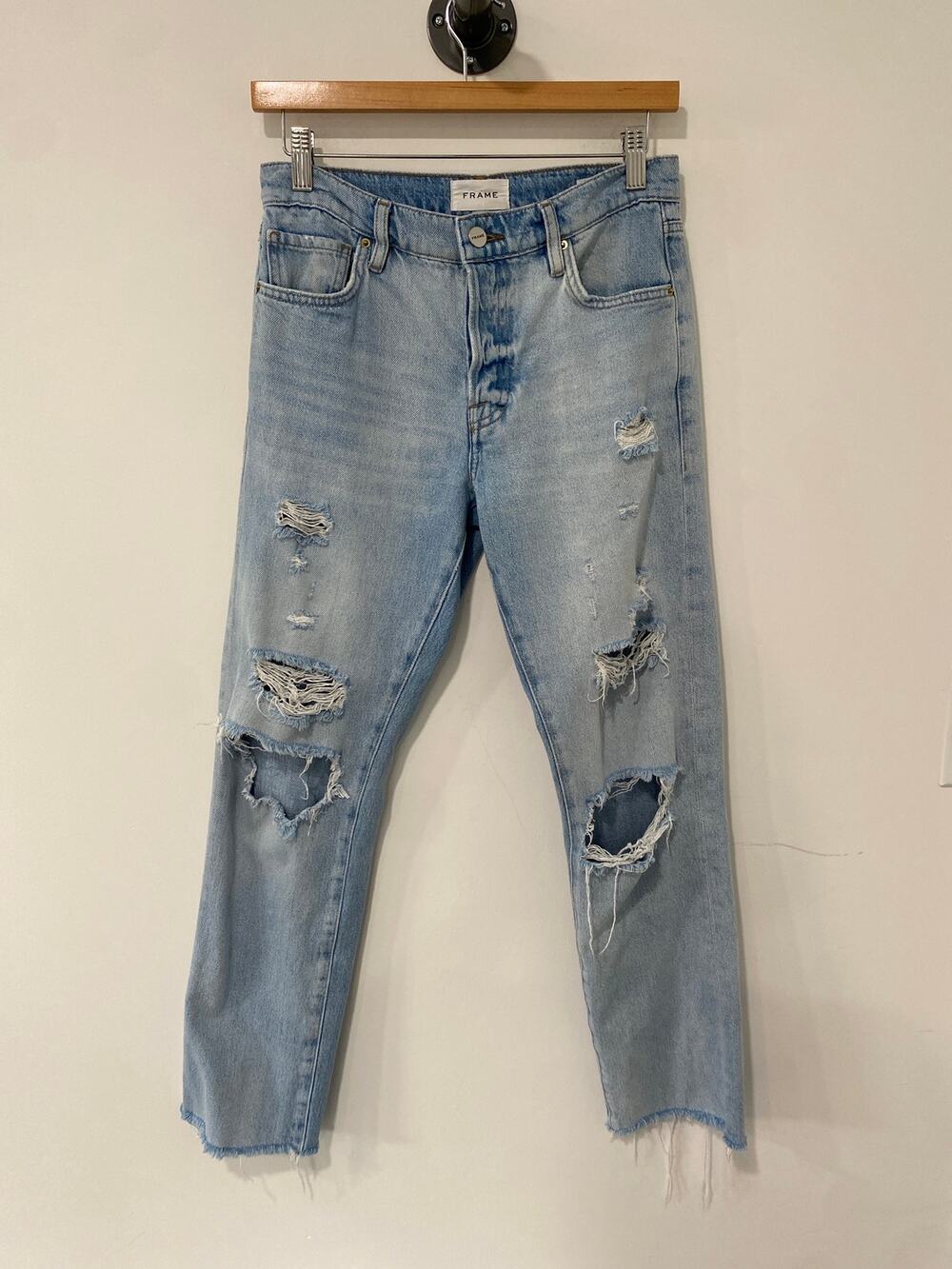 FRAME Le Slouche Jeans Blue 23